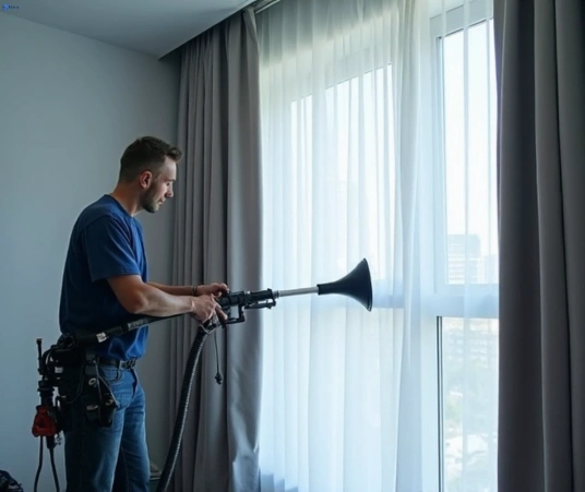 Professional drapes cleaning process tools Matty Curtain Cleaning fairfield-vic