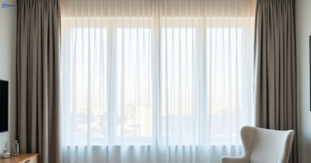 Restored vibrant drapes in fairfield-vic QLD after Matty Curtain Cleaning